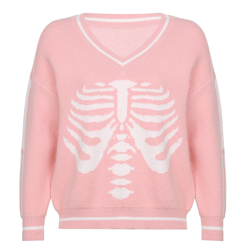Y2K Skeleton Sweaters