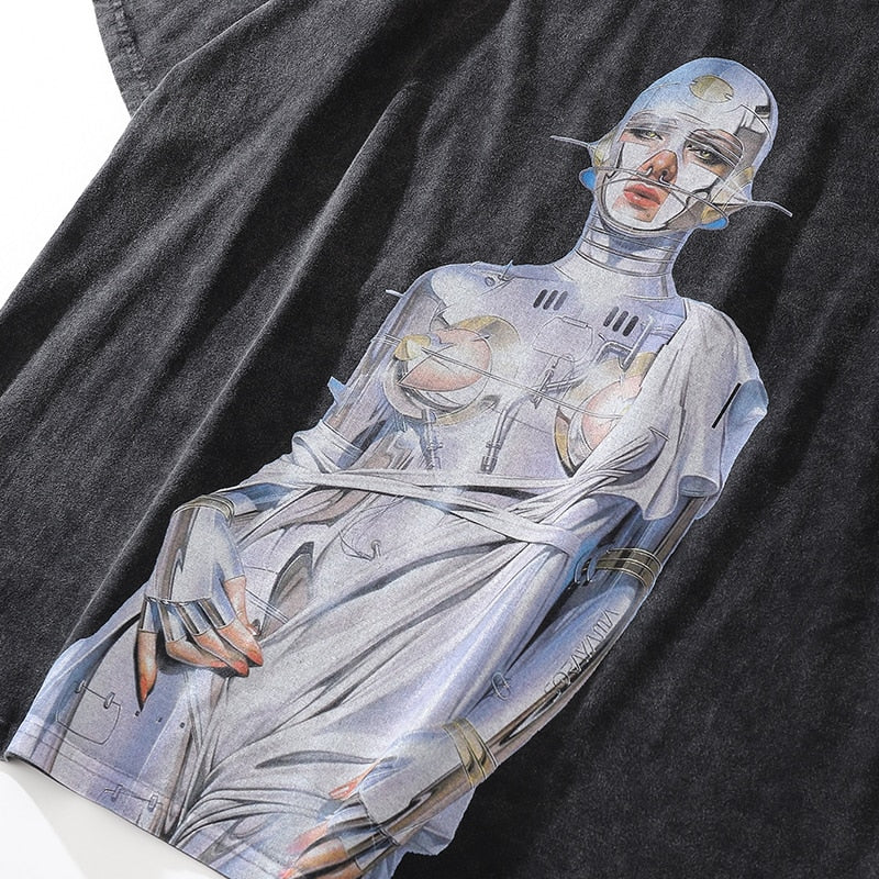 Robot Print T-Shirt