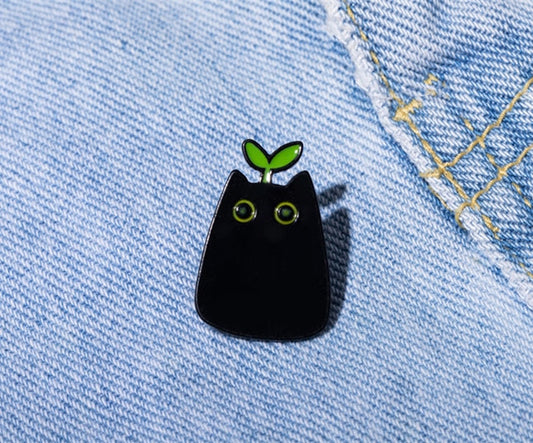 Sprout Cat Pin