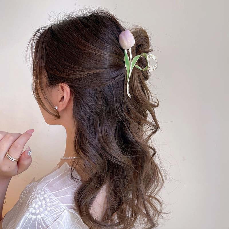 Vintage Flower Hair Clip