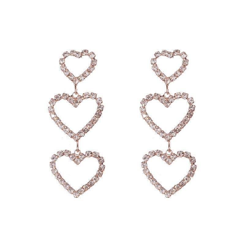 Heart Y2K Dangle Earrings
