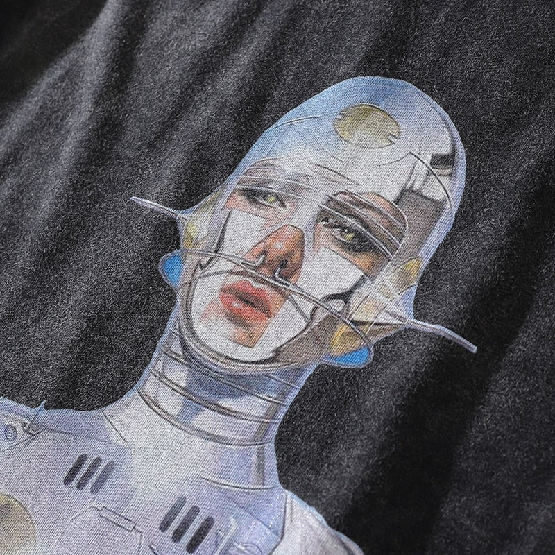 Robot Print T-Shirt